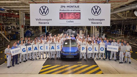La última unidad del Volkswagen Polo fabricada en Navarra