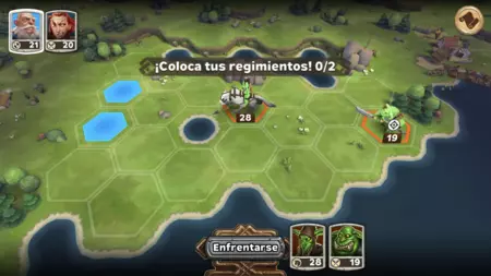 各ターン、軍隊は前進し、可能であれば敵ユニットを攻撃します。他のユニットよりも有利なタイプのユニットで攻撃することが重要です。