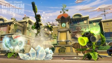 Vídeo con una horda a cuatro bandas de 'Plants vs. Zombies: Garden Warfare'