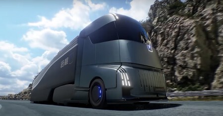 El Homtruck es el camión eléctrico y autónomo chino que quiere rivalizar con el Tesla Semi, y parece un Transformer