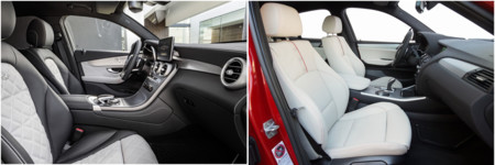 Mercedes-Benz GLC Coupé vs BMW X4: comparativa visual