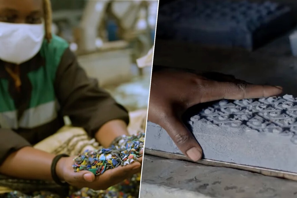 Una joven de Kenia ha desarrollado el ladrillo 2.0: el ingrediente principal es el plástico del bote de champú