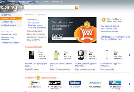 Bing hereda la posibilidad de comprar con descuento al usar el buscador