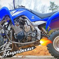 Alguien le ha puesto a su quad el motor de una Suzuki Hayabusa con un turbo, y suena como un demonio