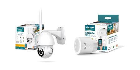 pack cámara de vigilancia + enchufe inteligente Garza Smarthome