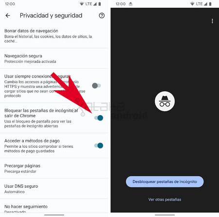 Chrome Bloquear Incognito
