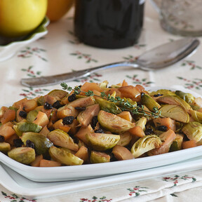 Coles de Bruselas al horno, receta de guarnición navideña fácil y saludable