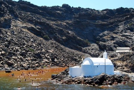Santorini: Excursión a las aguas termales de Palea Kameni