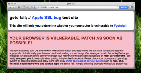 Apple y "goto fail", un fallo de seguridad en SSL/TLS y su posible relación con la NSA