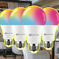 Amazon está rematando este paquete de focos inteligentes RGB para darle a tu hogar un toque diferente
