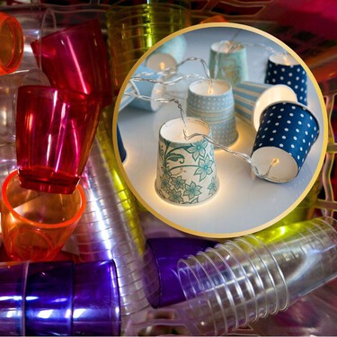 Qué hacer con vasos desechables usados: 3 ideas para darles una segunda oportunidad y decorar tu casa  
