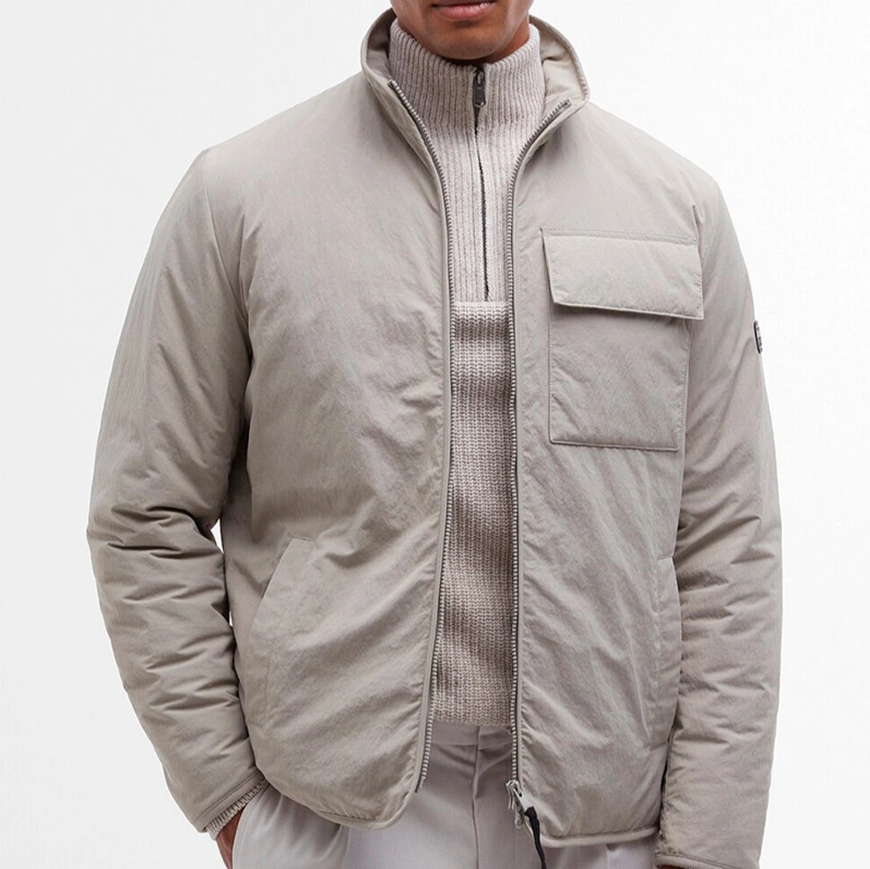 Chaqueta acolchada de hombre de cremallera
