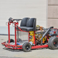 A romper el cochinito, este Go Kart con motor V8 de Chevrolet es algo que definitivamente no se ve todo los días