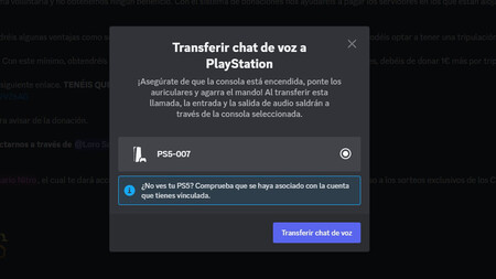 Transferencia Discord