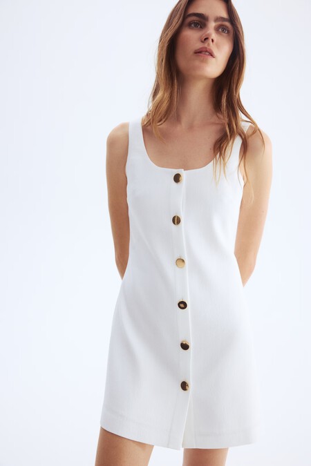 Vestido blanco en rebajas