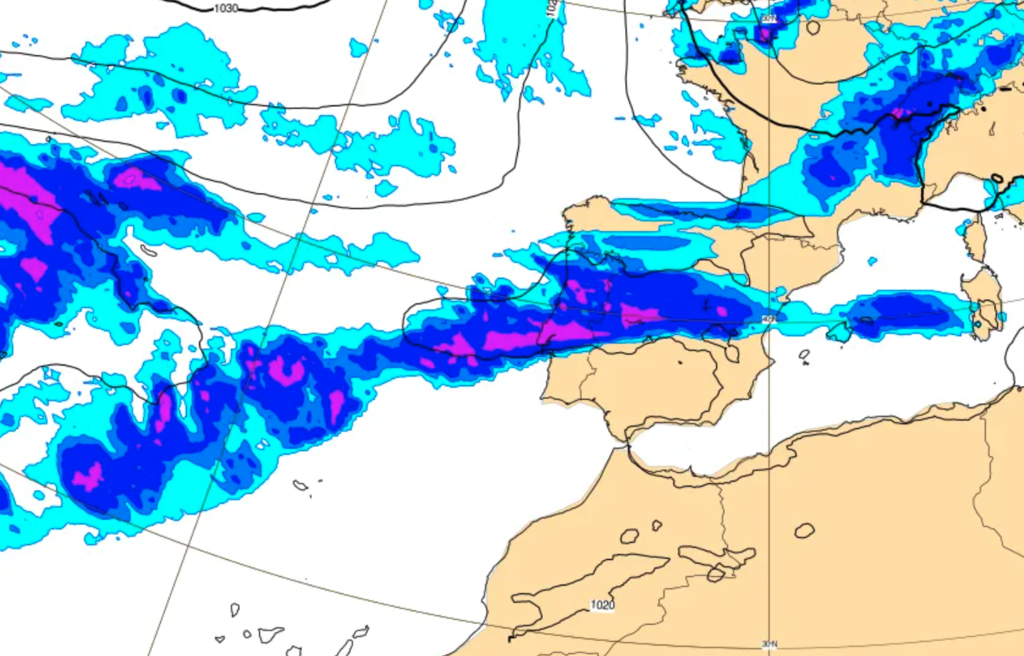 Por primera vez en muchos meses, existe la posibilidad de ver un evento realmente extraño: lluvia de verdad 