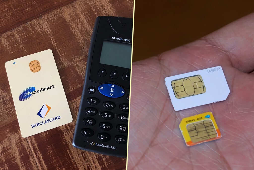 Ahora son nano, pero en los años 90 las tarjetas SIM eran tan grandes como una tarjeta de crédito