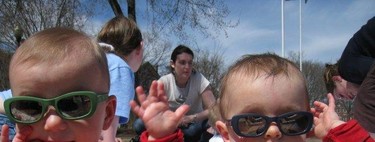 Los bebés deben usar gafas de sol