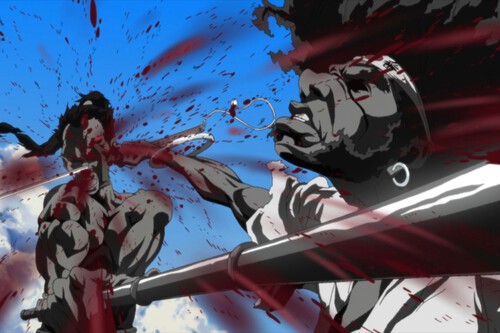 Un Espadachin Afro Lucha Por Convertirse En El Numero Uno En Una Distopia Cyberpunk El Brutal Anime De Samurais Y Ciencia Ficcion De Gonzo Y Samuel L Compressed