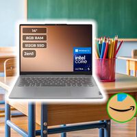 Laptop 4 en 1 con 8 GB de RAM y procesador con IA. Tiene su mejor precio en meses 