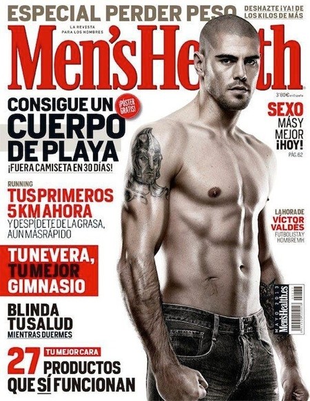 Victor Valdés celebra el triunfo del Barcelona luciendo abdominales para la Men's Health