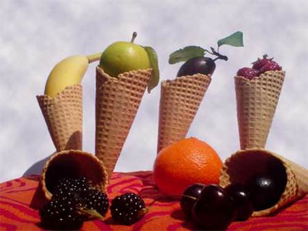 Helados de frutas, ¿realmente contienen menos calorías?