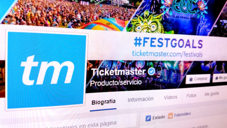 Ticketmaster anuncia su alianza con Facebook para vender entradas a través de la red social