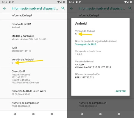 バージョンandroidd