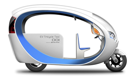 Terra Motors presenta un tuk-tuk eléctrico para siete ocupantes