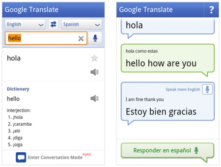 La traducción simultánea llega a Google Translate (aunque sólo para Android)