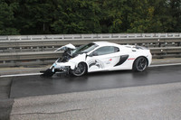 Dolorpasión™: un McLaren 650S Spider besó el guardarrail en Austria 