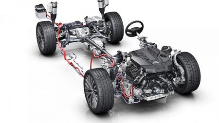 No es broma, el Audi A8 de séptima generación rodará hasta a 160 km/h "sin motor" para ahorrar combustible