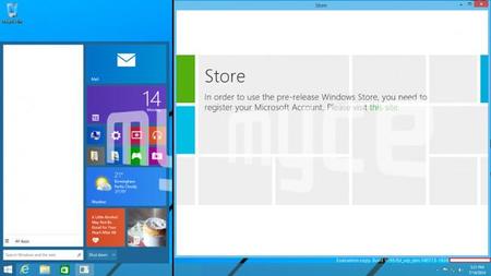 Nuevas capturas del próximo Windows muestran el menú de inicio y las aplicaciones en el escritorio