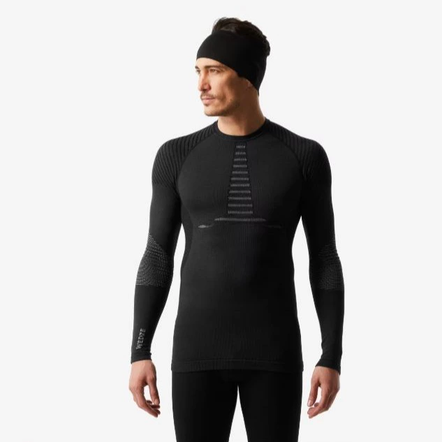 Camiseta térmica interior lana merina de esquí y nieve Hombre Wedze Ski900
