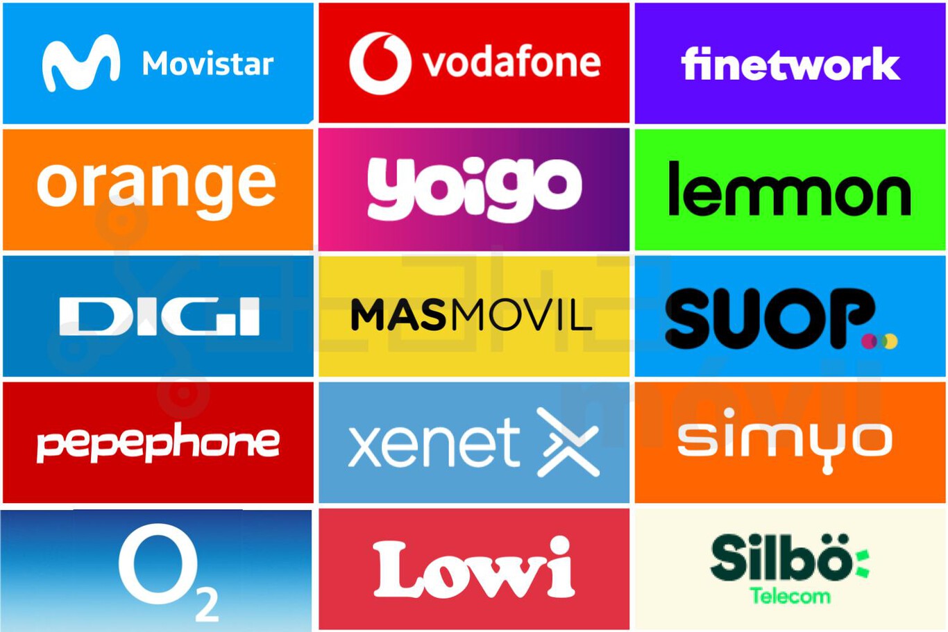 Jufer Informatica / Lowi / Vodafone/ Finetwork / o2 / Movistar / Digimobil / Mas Movil / Jazztel / Simyo / UPS / DHL Jufer Informatica / Lowi / Vodafone/ Finetwork / o2 / Movistar / Digimobil / Mas Movil / Jazztel / Simyo / UPS / DHL