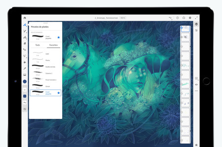 Fresco, la nueva aplicación de dibujo de Adobe para iPadOS, disponible mañana