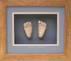 Babyprints: piecitos enmarcados