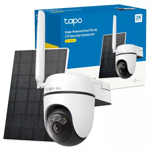 Tapo C615G Kit - 4G LTE Solar Security Camera with Pan/Tilt 360°
