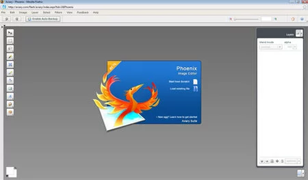 Aviary Phoenix, editor gratuito y online de fotografías 