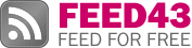 Crea un feed RSS con Feed43