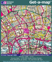 Mapas del Reino Unido para imprimir y usar