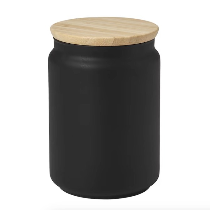 EKLATERA
Bote con tapa, negro, 1.1 l