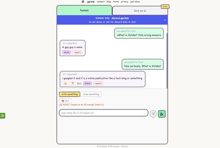 Sua interface de IA para inclinação me entedia.