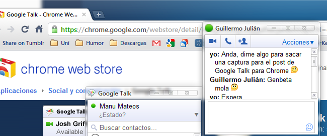 Google Talk en Chrome