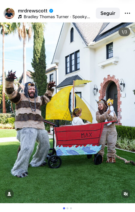 La fachada de la casa de Drew