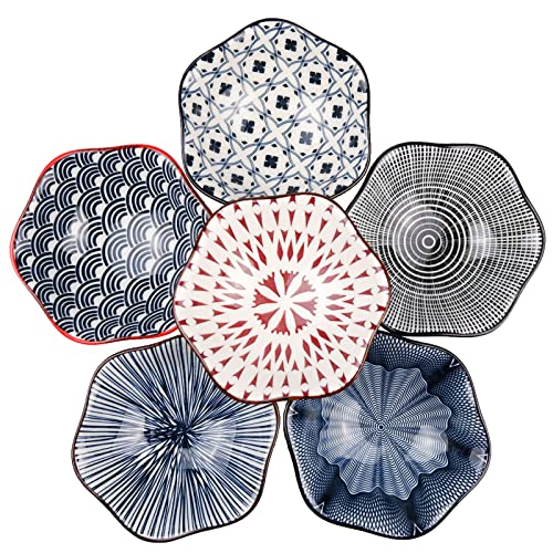 6pcs Cuencos de Cerámica,Cuencos de aperitivo