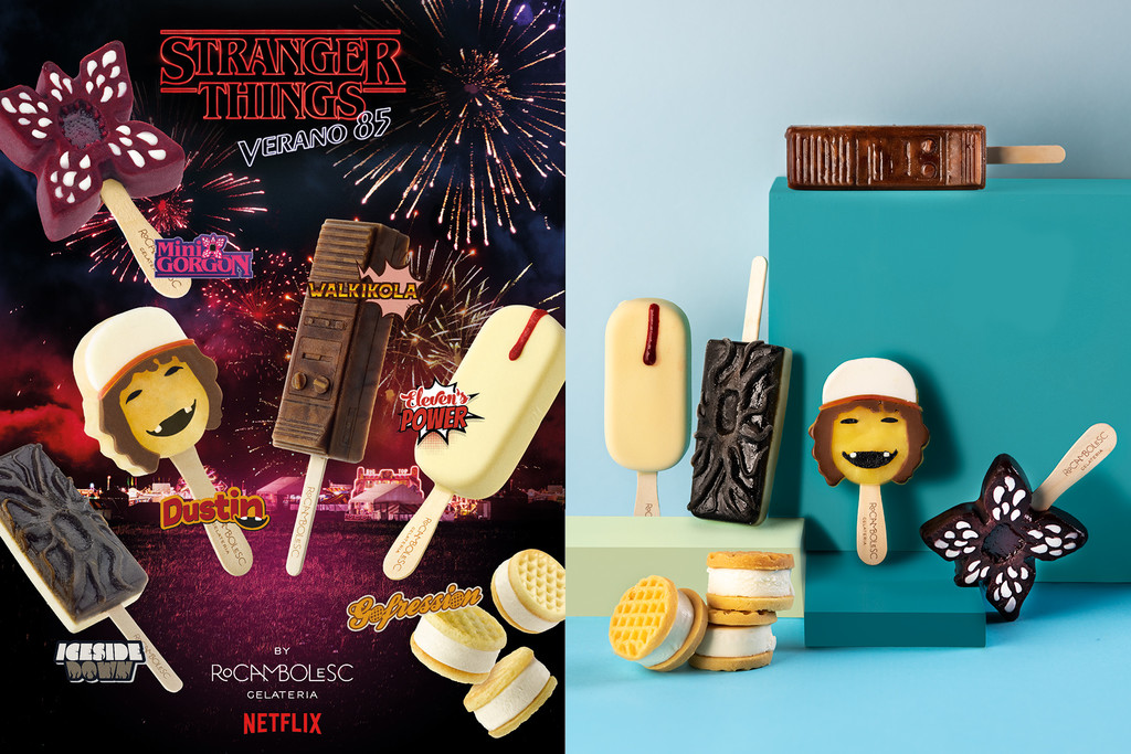 Así son los helados de Jordi Roca para 'Stranger Things': divertidos, frikis y limitadísimos (y se van a repartir gratis)