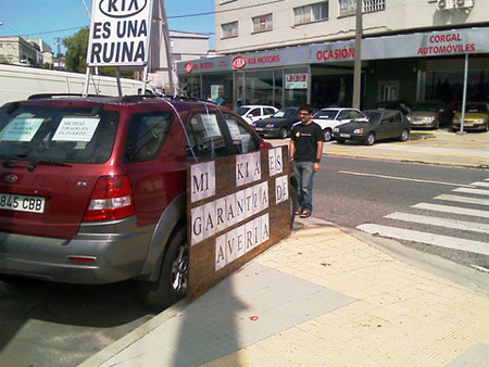 Kia Sorento averiado