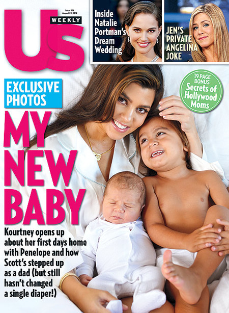 Kourtney Kardashian mamá de nuevo. Penelope, viene con exclusiva bajo del brazo, <em>Oh yea baby!</em>