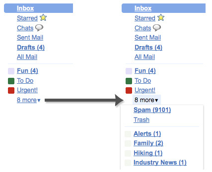 Gmail propone cambios en las etiquetas